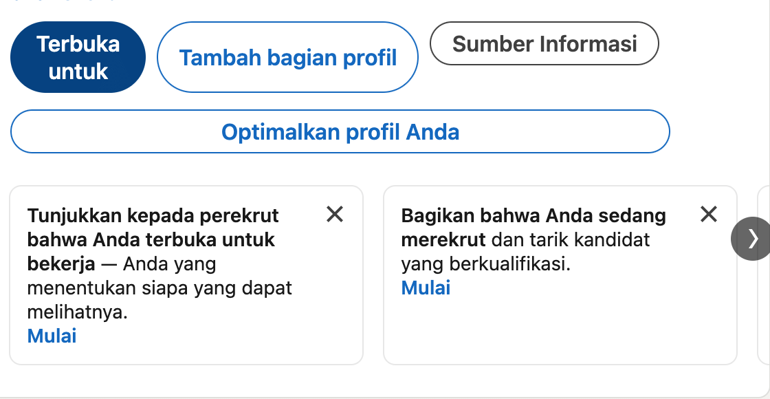 Cara mengaktifkan fitur OpenToWork di LinkedIn