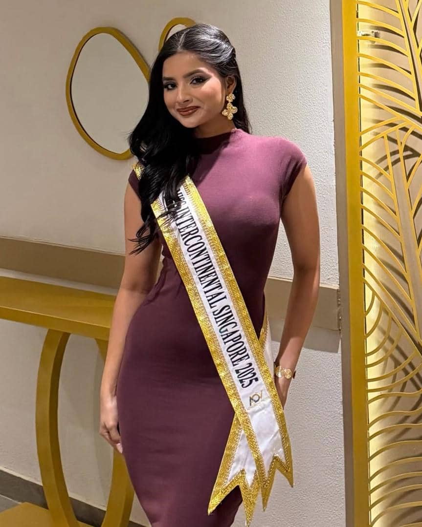 potret Isniya Sapkota, Miss Intercontinental Singapura 2025 