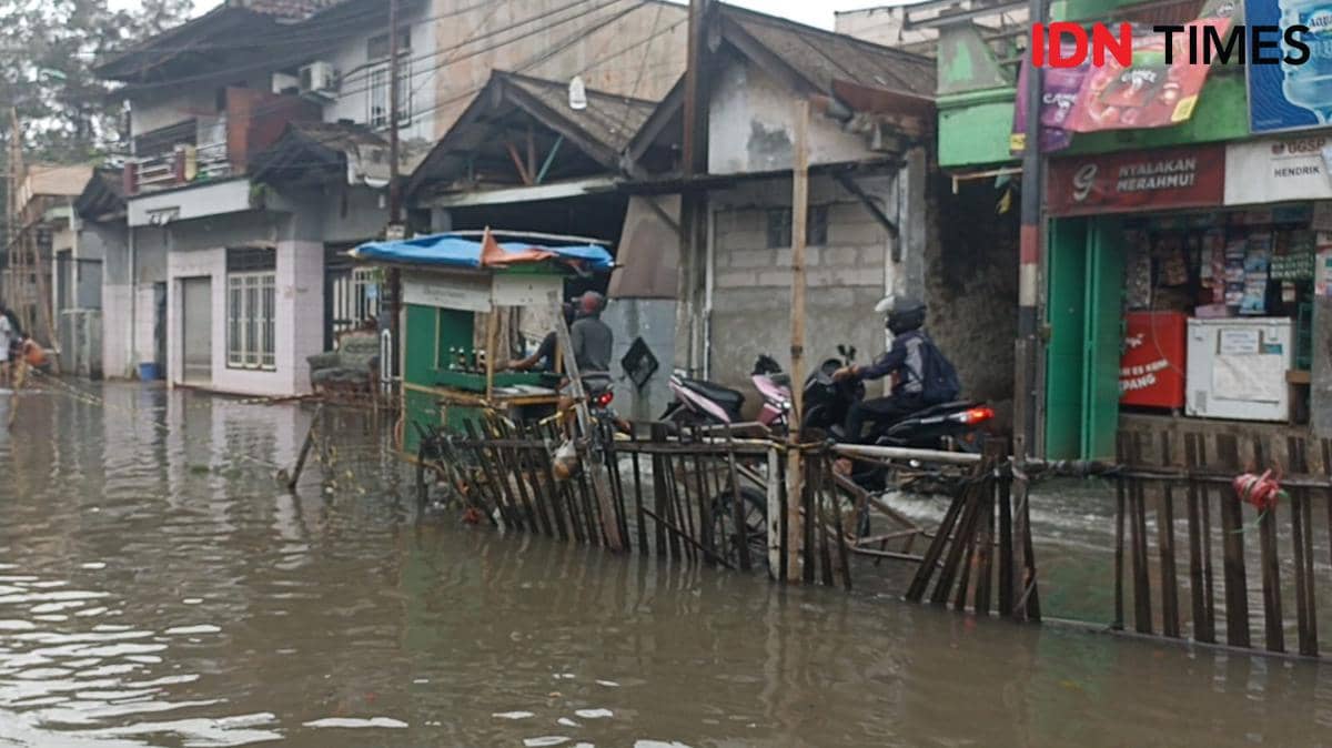Ilustrasi Banjir di Cilincing Jakarta Utara. 