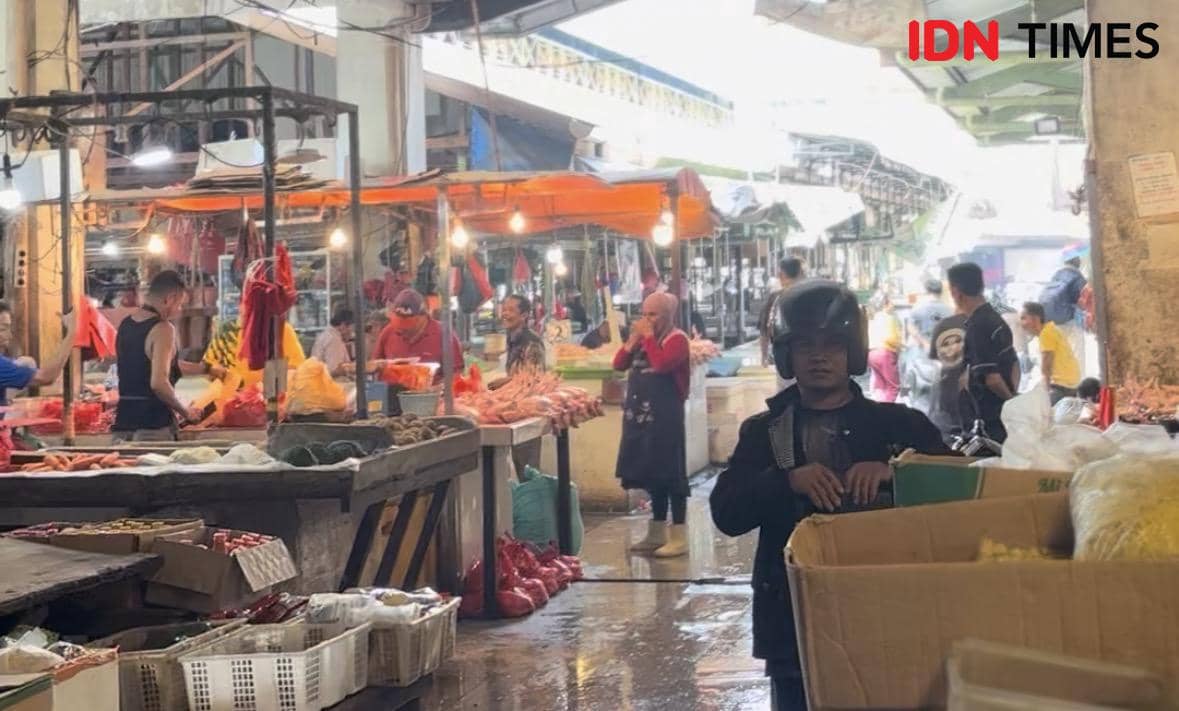 Pasar Flamboyan Pontianak.