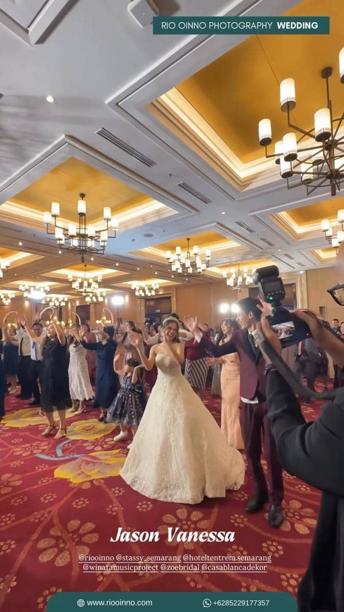 Pernikahan Jason 'Bubu' dan Vanessa