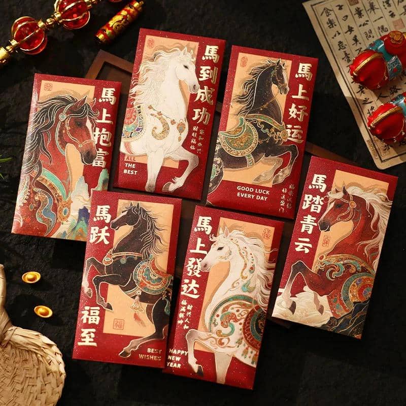 Ilustrasi angpao Imlek (Shopee/Rajacake.acc)