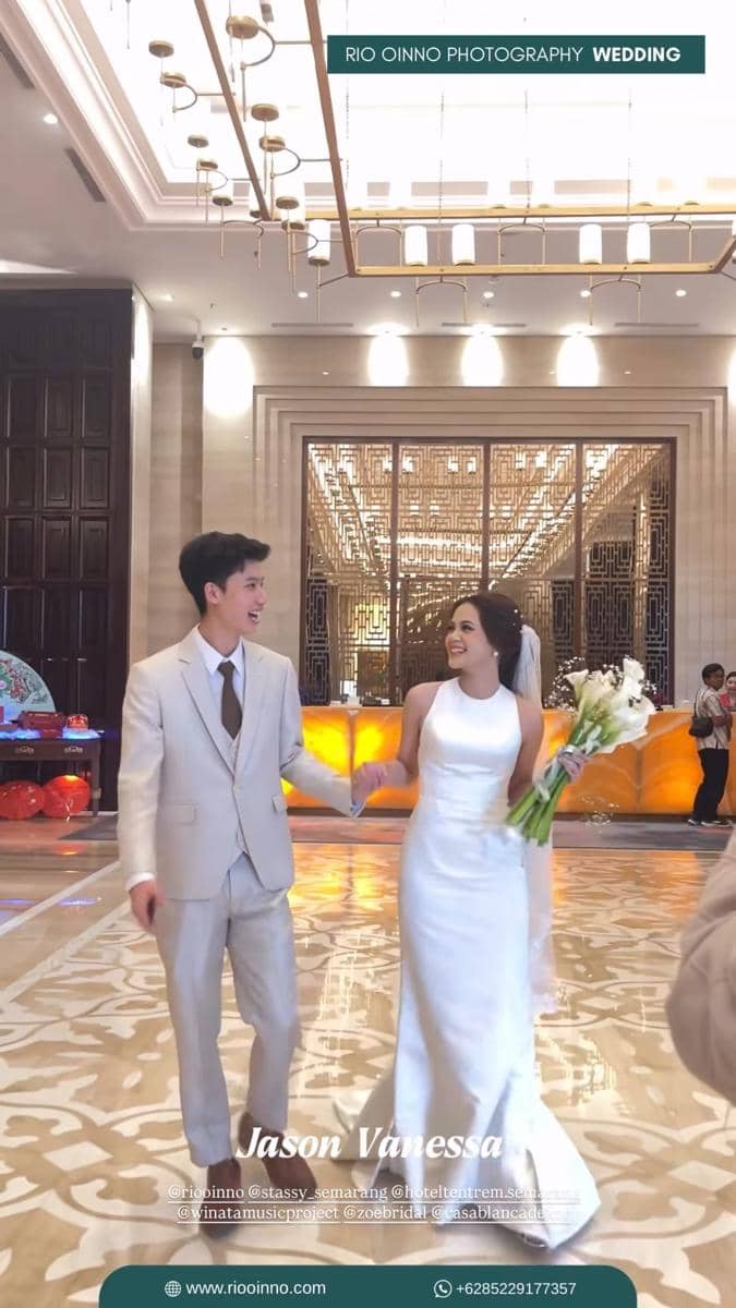 Pernikahan Jason 'Bubu' dan Vanessa