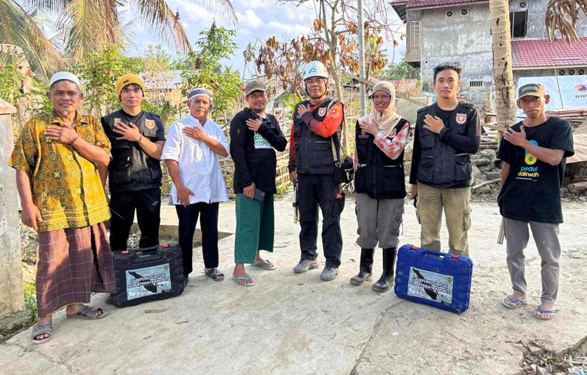 Itera melalui Tim Teknik Geofisika ikut melakukan pemetaan sumber air bersih di sejumlah wilayah terdampak banjir di Aceh