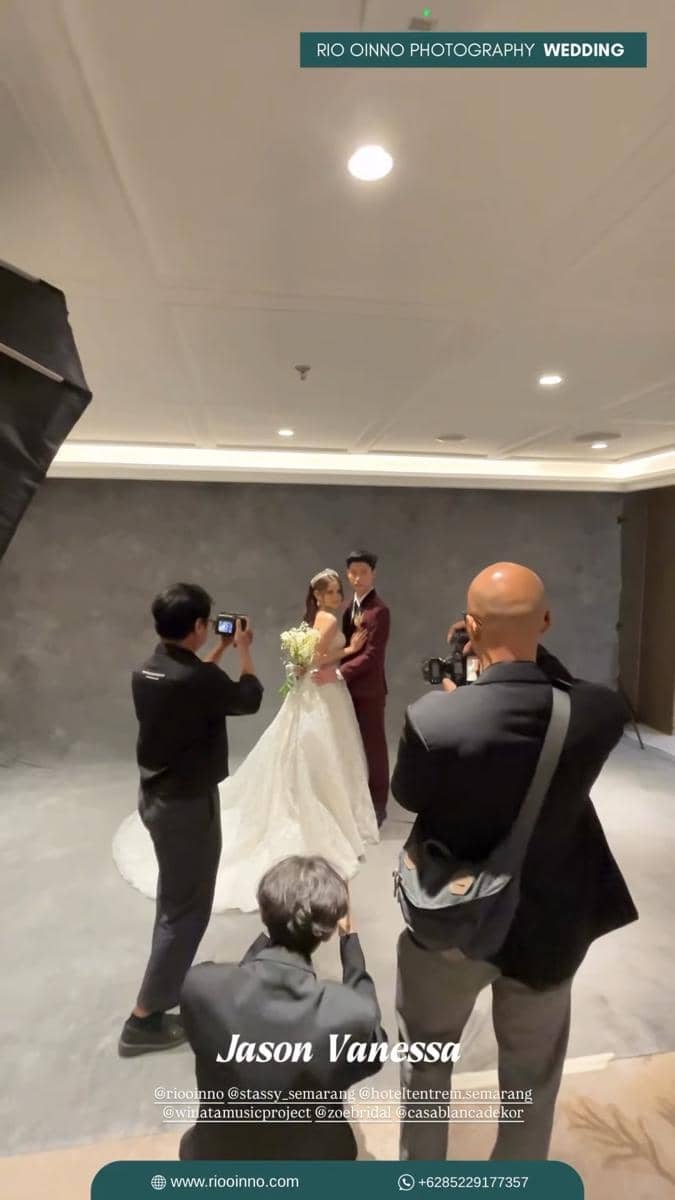 Pernikahan Jason 'Bubu' dan Vanessa