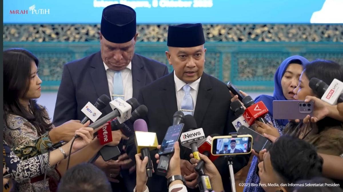 Ketua Komite Eksekutif Percepatan Pembangunan Otonomi Khusus Papua, Velix Vernando Wanggai (YouTube.com/Sekretariat Presiden)