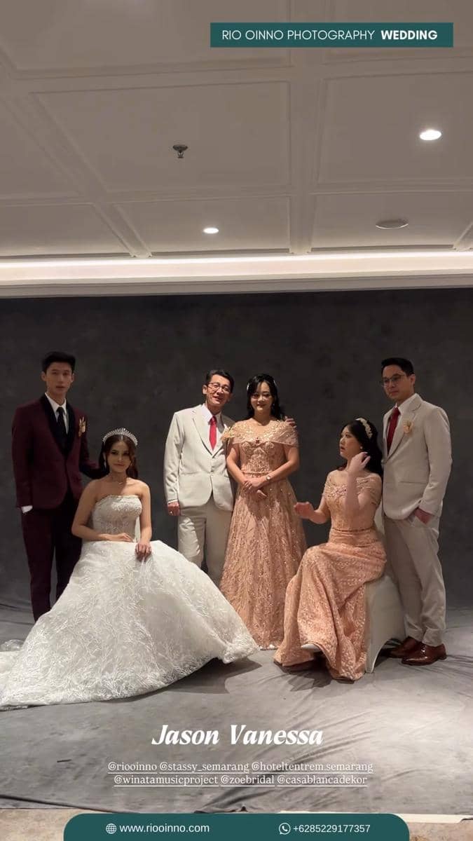 Pernikahan Jason 'Bubu' dan Vanessa