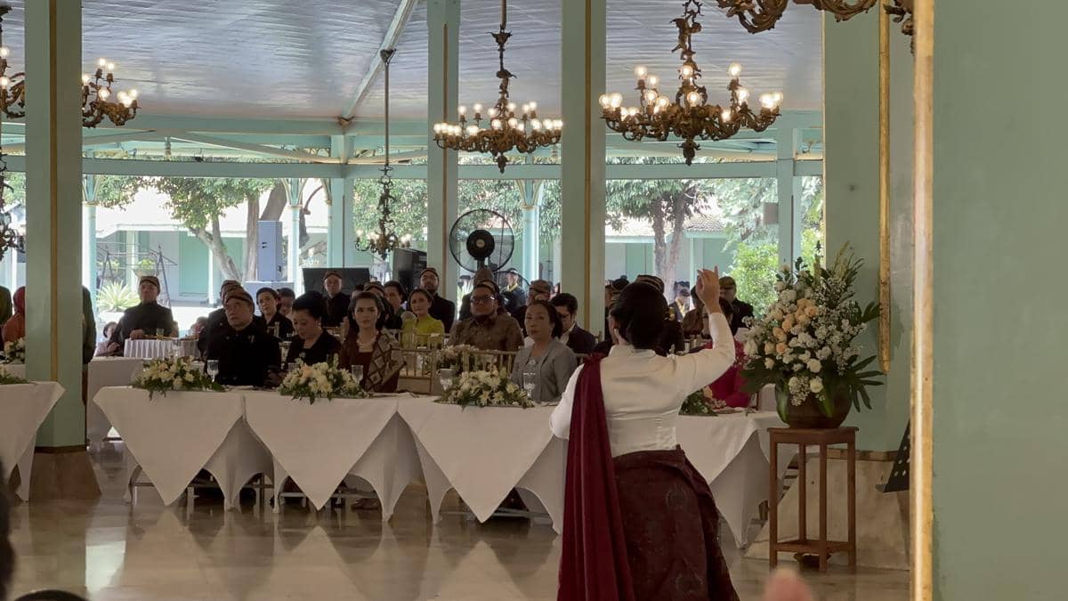 Tingalan Dalem Jumenengan Kaping 4, KGPAA Mangkunegara X di Pura Mangkunegaran. (IDN Times/Larasati Rey)