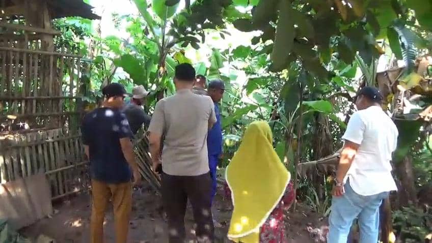 TKP pencurian kambing di Bekasi. (Istimewa) 