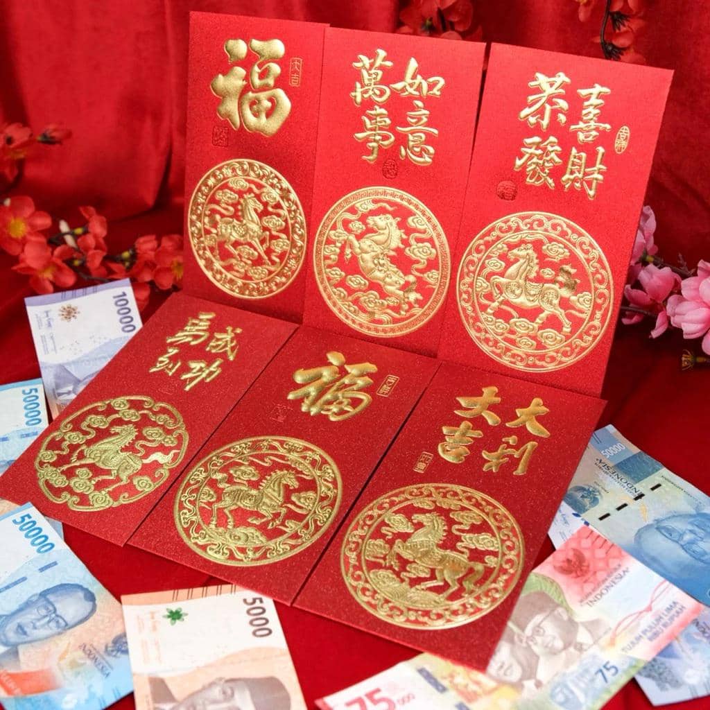 Ilustrasi angpao Imlek (Shopee/Ailive Store)
