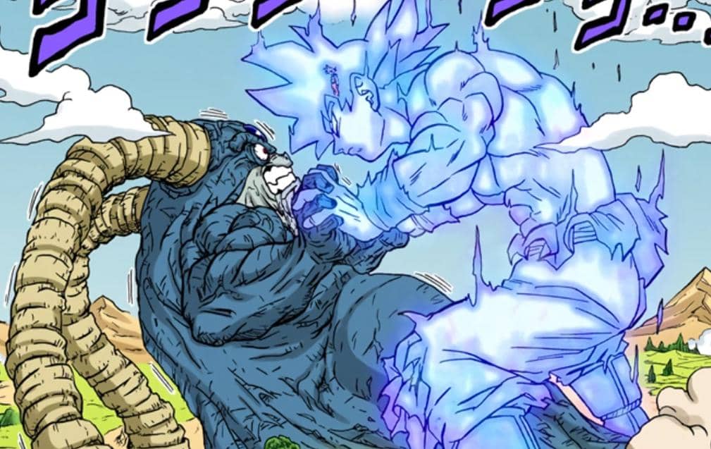 Goku mode raksasa vs Moro - Dragon Ball Super
