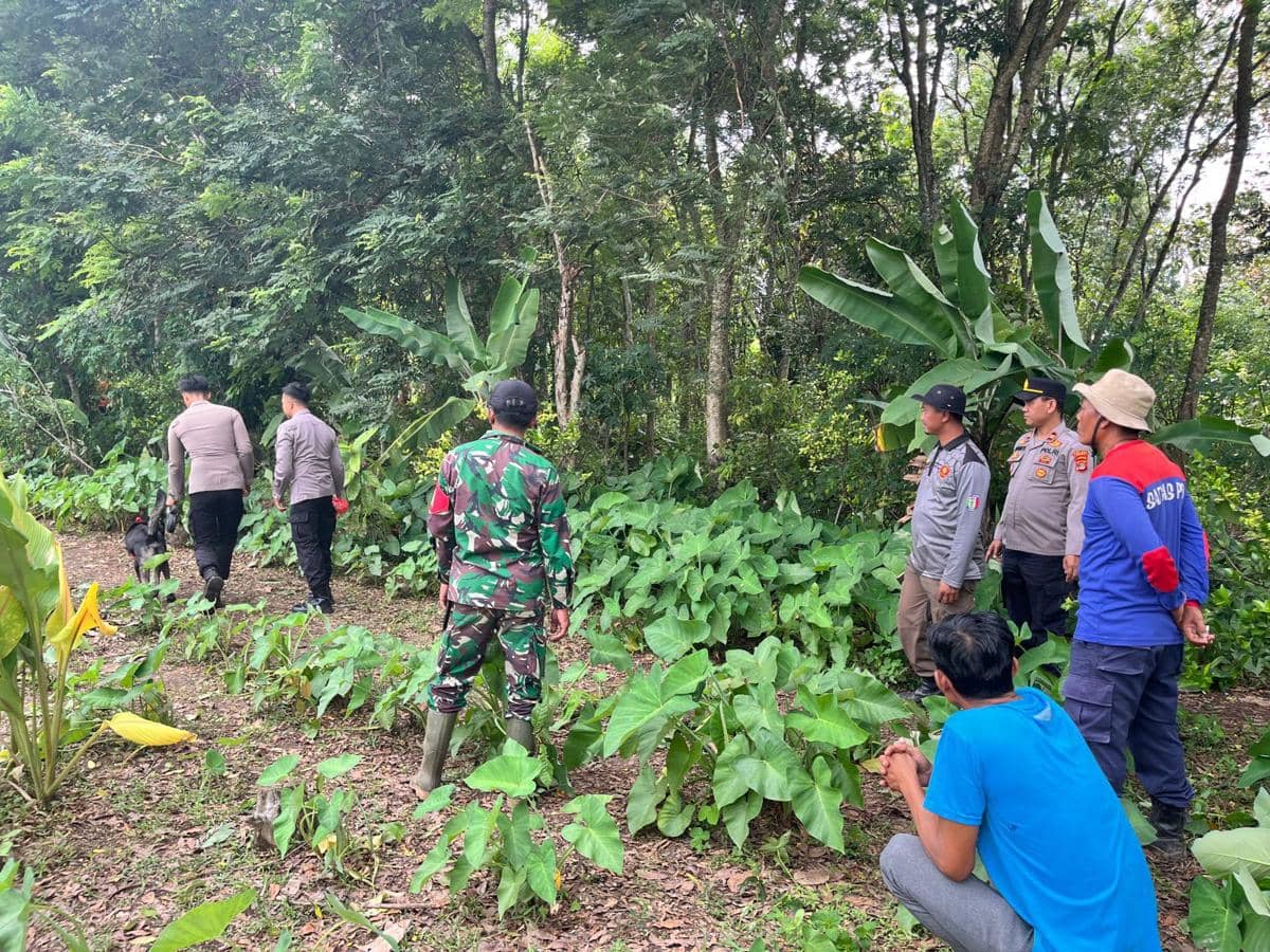 Operasi SAR pencarian terhadap korban Mbah Kaliman oleh personel gabungan.