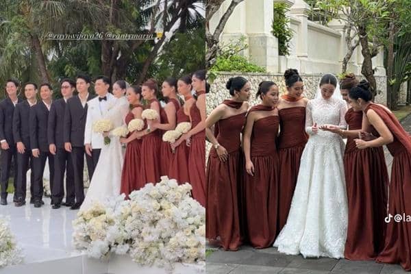 Bridesmaid dan Groomsmen Ranty Maria dan Rayn Wijaya