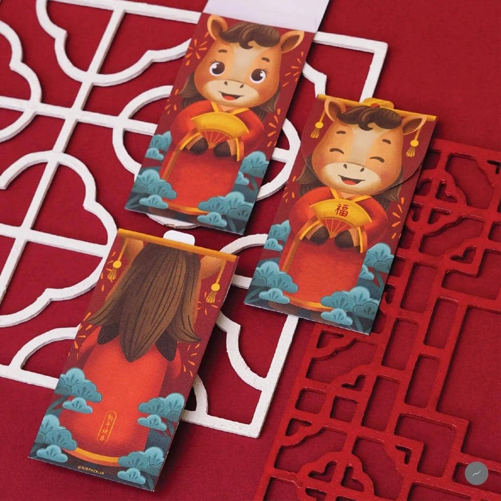 Ilustrasi angpao Imlek (Shopee/nidpack.id)