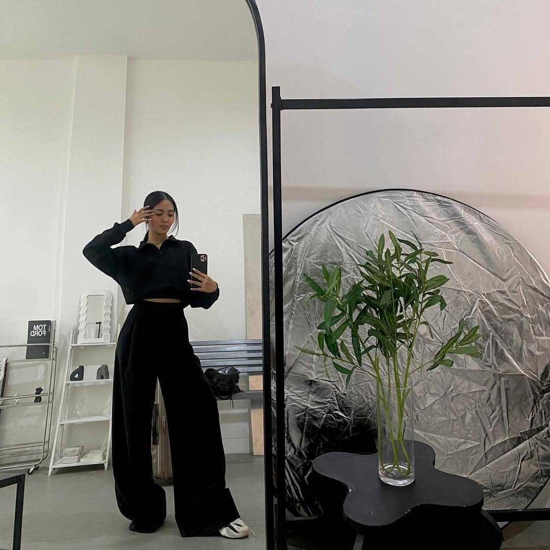 OOTD Rania Marchella, adik Ranty Maria 