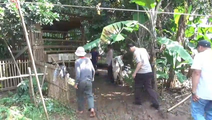 TKP pencurian kambing di Bekasi. (Istimewa) 