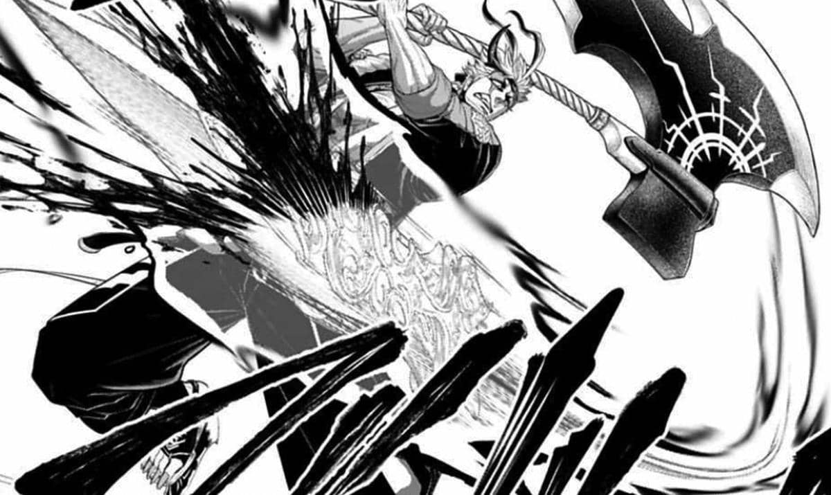 Kintoki terkena tusukan Gungnir - Record of Ragnarok