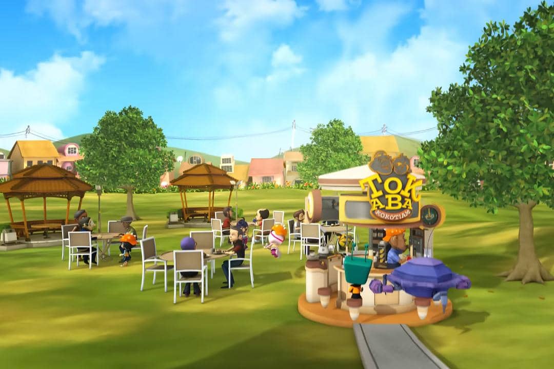 potret Tok Aba dan BoBoiBoy Kokotiam yang sedang ramai pengunjung