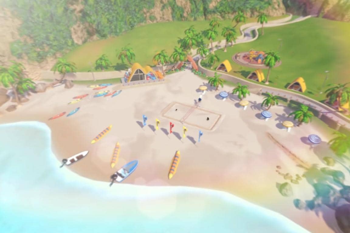 Pantai Pulau Rintis yang diperlihatkan di BoBoiBoy Galaxy episode 16