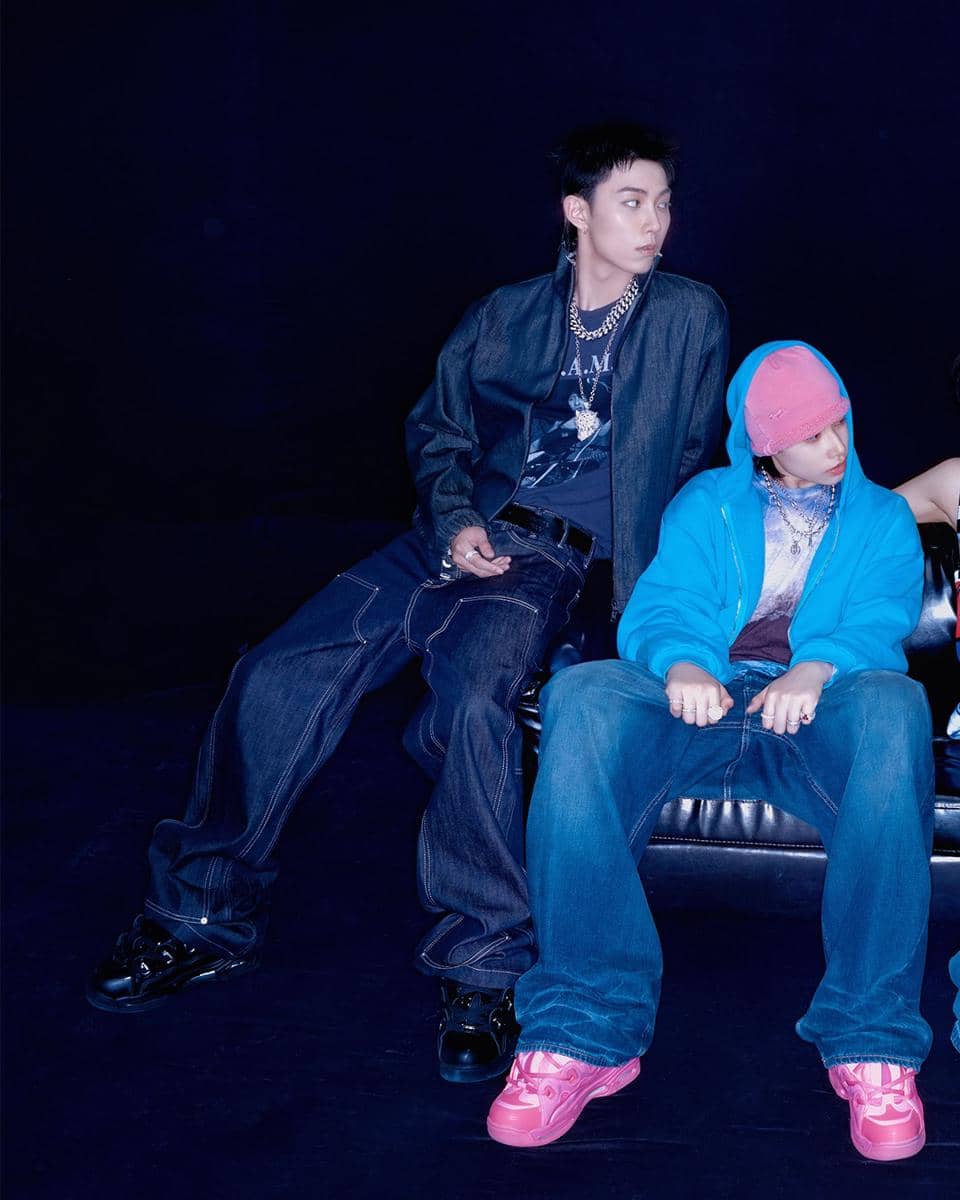 Gaya layering outfit ala member LNGSHOT