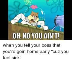 meme kartun tentang tingkah bos