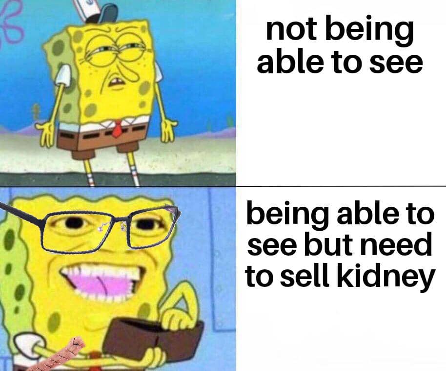 meme kartun tentang kacamata