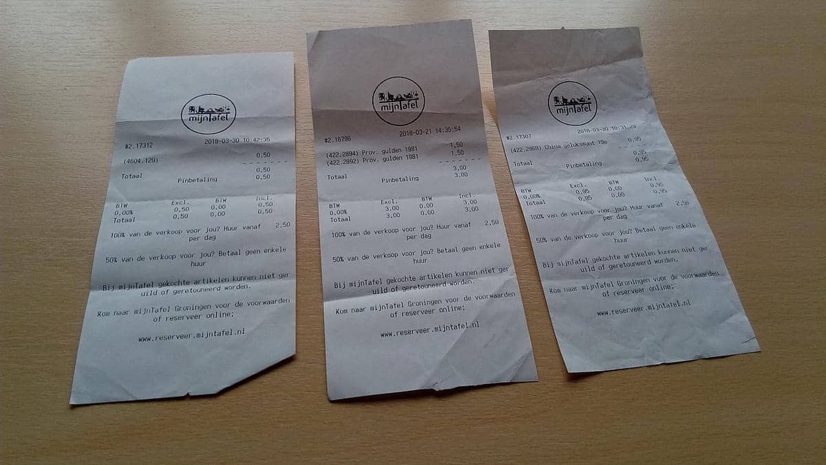 ilustrasi struk pembelian