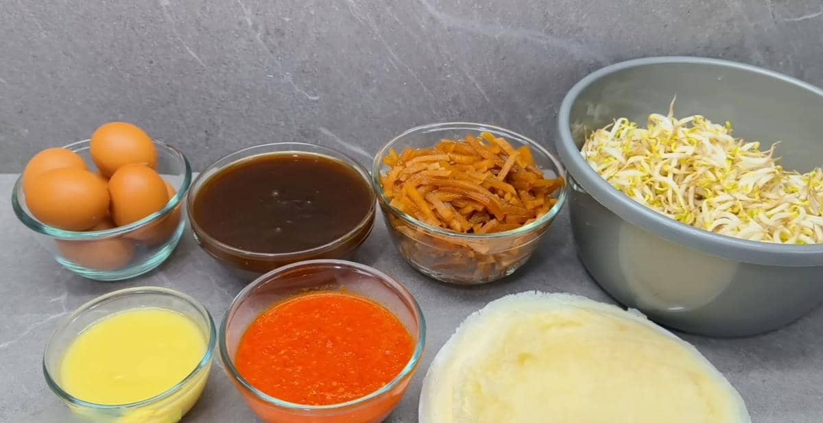 ilustrasi bahan lumpia basah bandung 