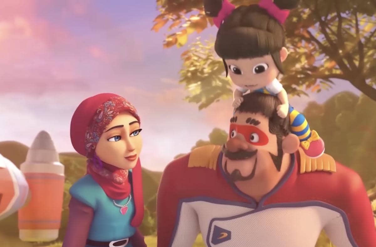 Papa Zola dan keluarga