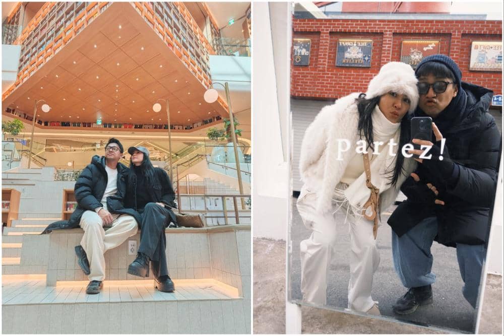 Mikha Tambayong dan Deva Mahenra liburan ke Korea Selatan