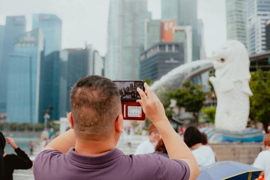 ilustrasi free tour di Singapura