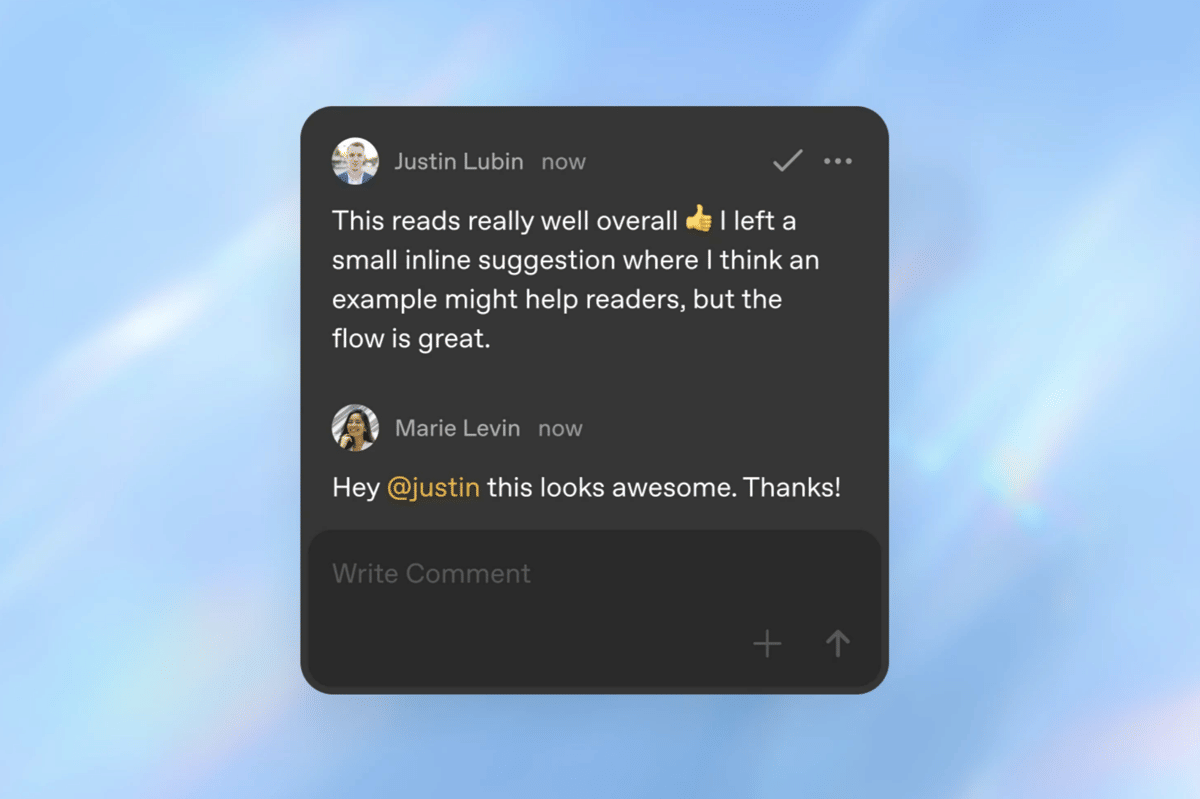 fitur kolaborasi di Prism