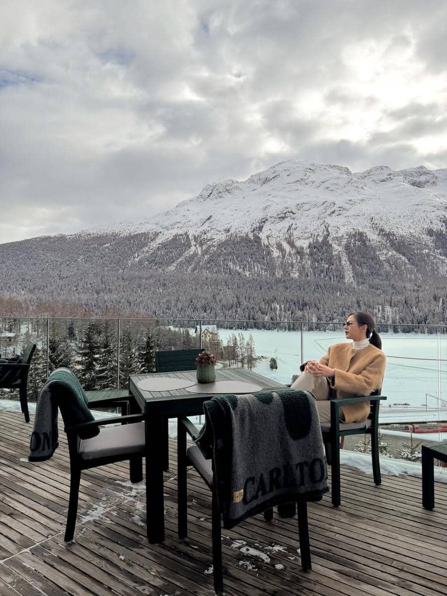 Keluarga Jessica Mila liburan di Switzerland