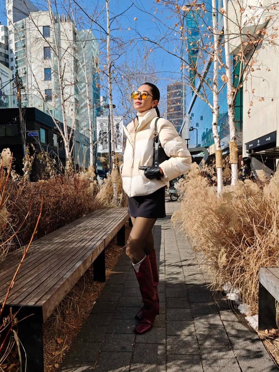 Mikha Tambayong dan Deva Mahenra liburan ke Korea Selatan