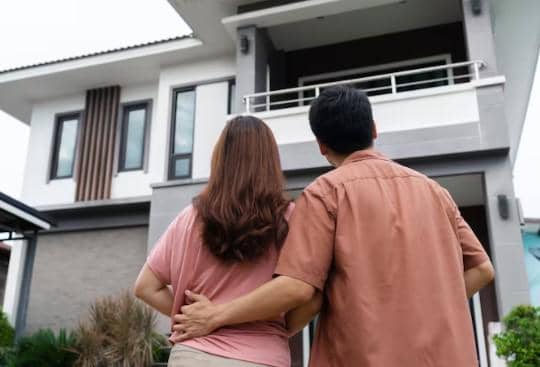 ilustrasi melihat lokasi perumahan