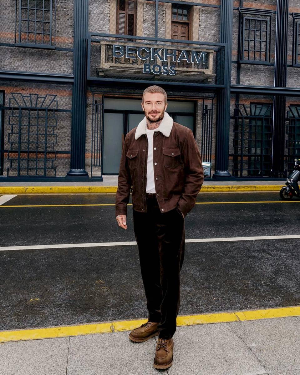potret David Beckham