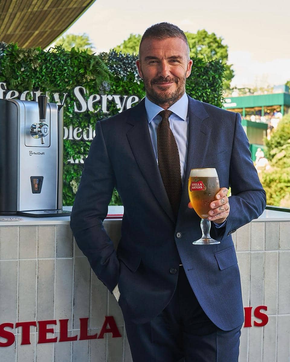 potret David Beckham 