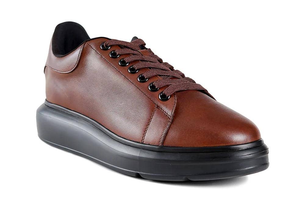 foto sepatu cokelat Prabu