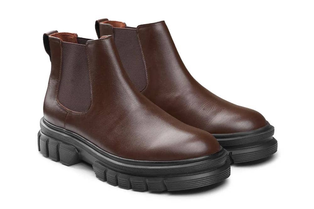 foto sepatu cokelat Prabu