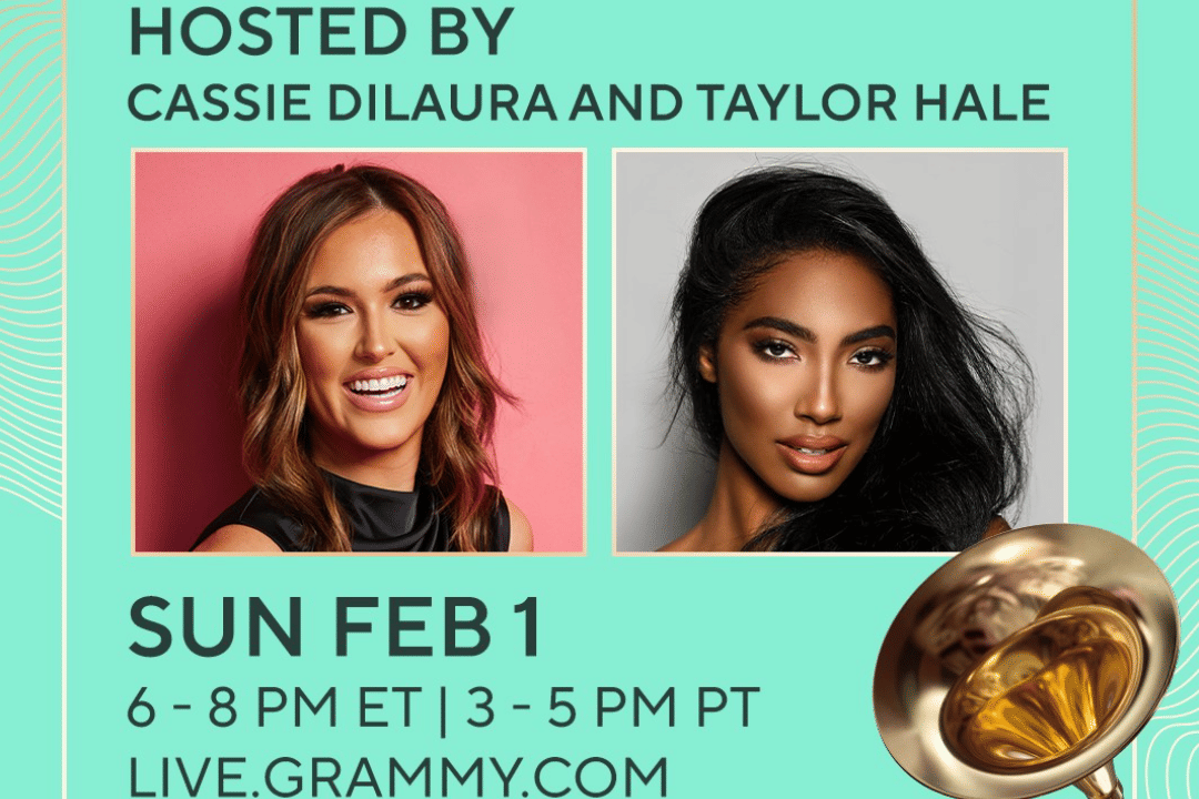 potret Cassie Dilaura dan Taylor Hale yang akan menjadi host red carpet Grammy Awards 2026 