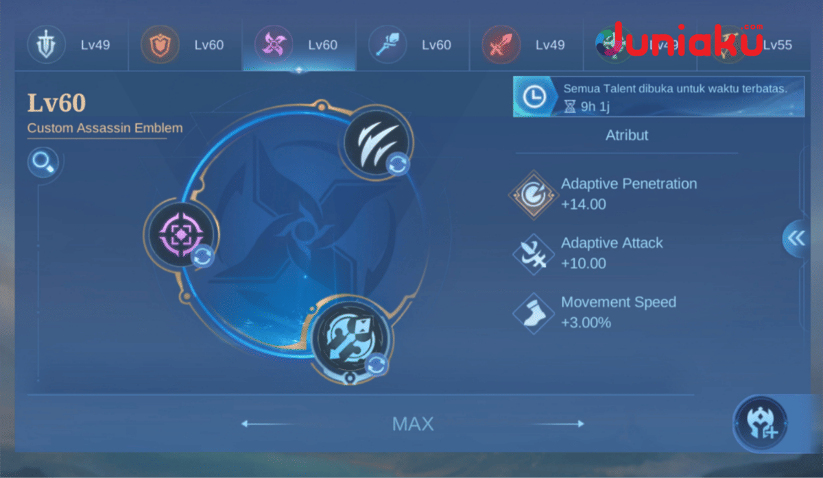 Emblem Mobile Legend (Dok. Moonton/Mobile Legend)