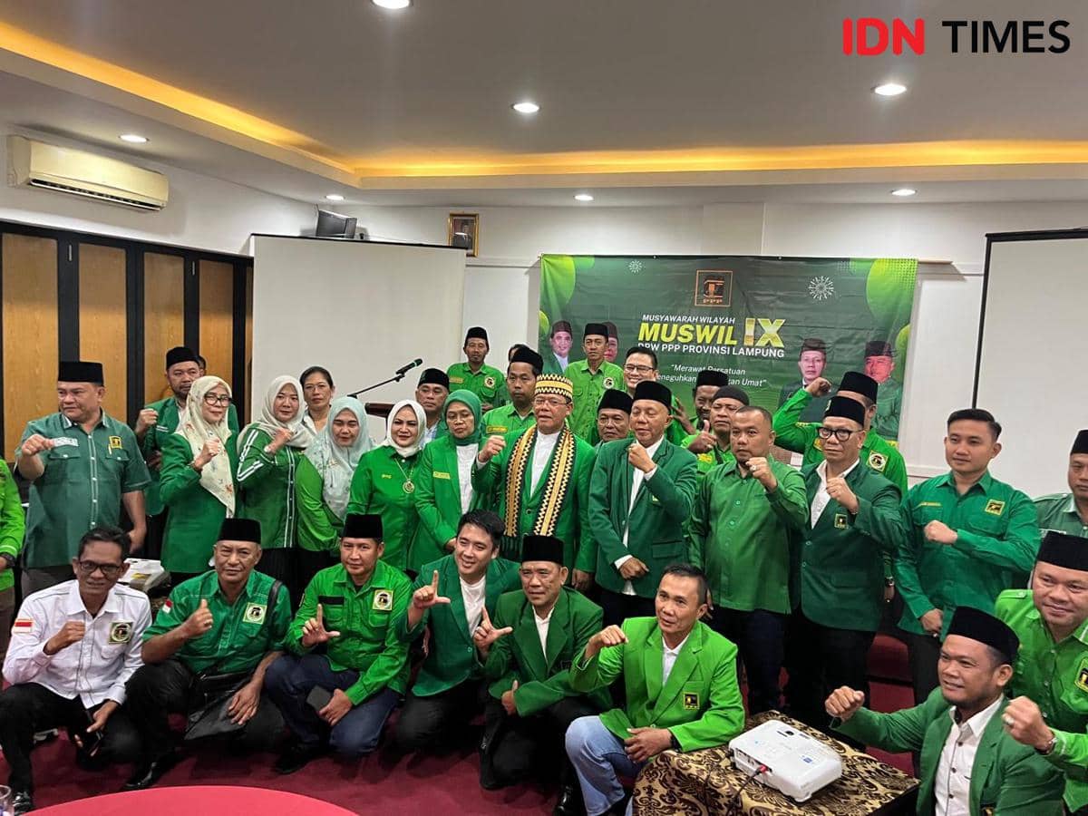 Muswil DPW PPP Lampung, Mardiono Pasang Target Optimis di Pemilu 2029