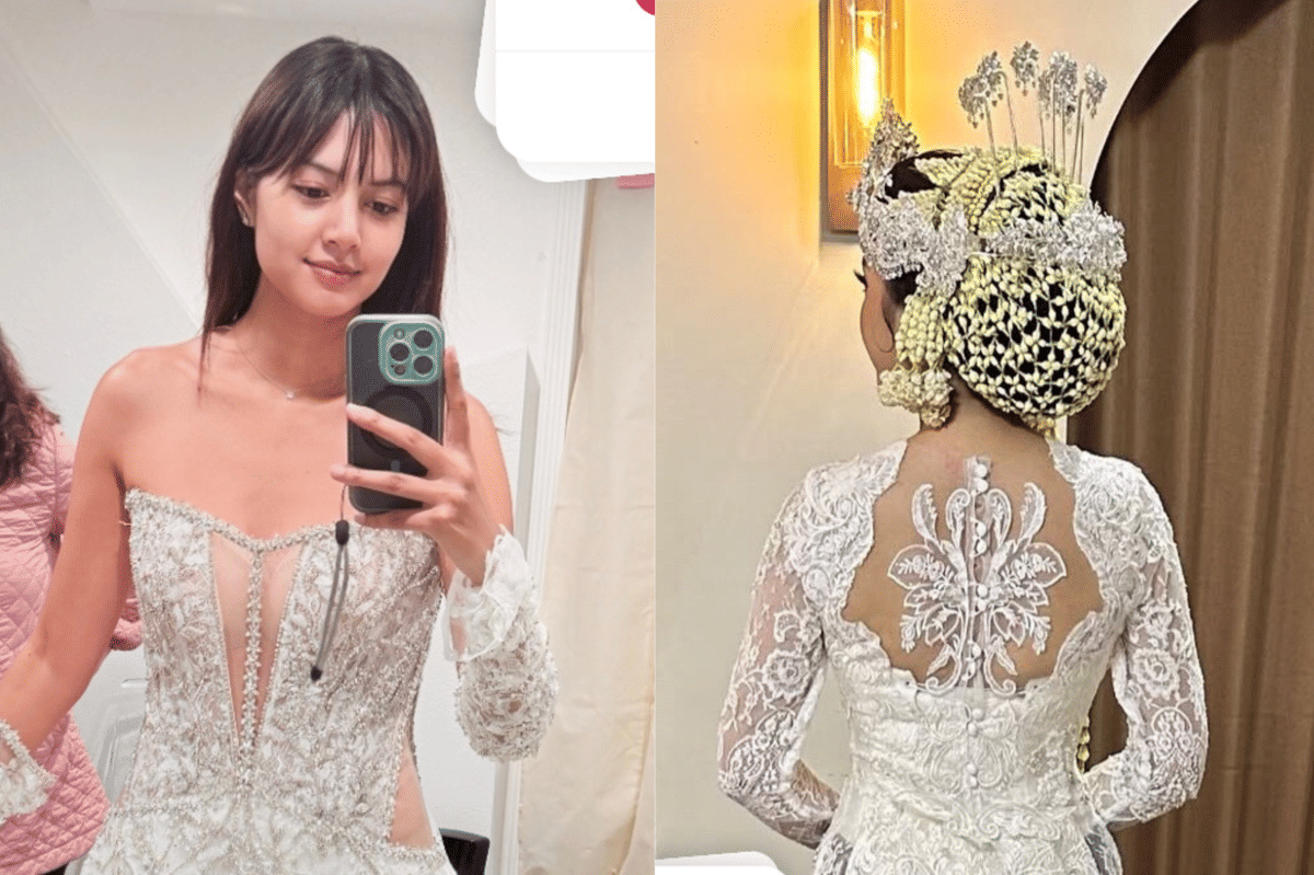 Artis fitting baju pengantin