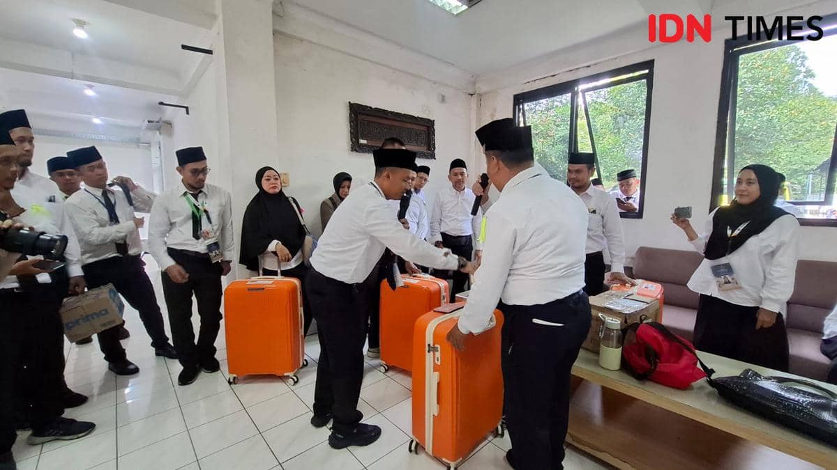 Simulasi pelayanan jemaah yang kehilangan bagasi dan paspor bagi PPIH (Dok. Media Center Haji)