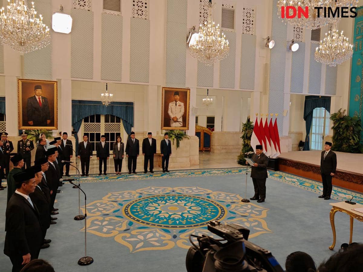 Presiden Prabowo Lantik Dewan Energi Nasional di Istana Negara, Jakarta