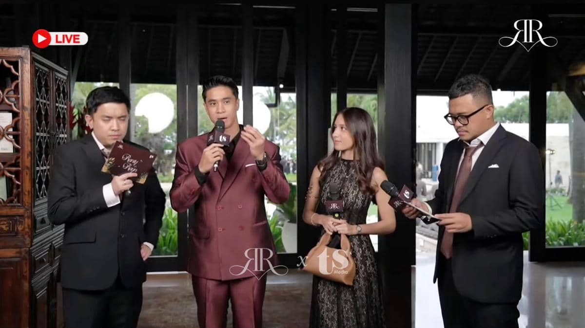 Gaya Couple Seleb di Pernikahan Ranty Maria-Rayn Wijaya (youtube.com/@rantymaria.)