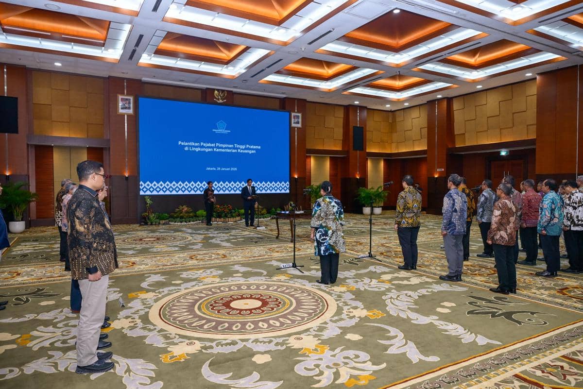 Purbaya Lantik 27 Pejabat Kemenkeu, Ucap Salam Sampai 3 Kali