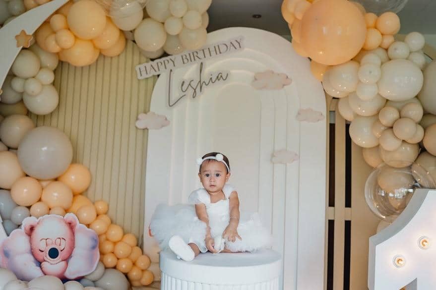 Dekorasi ulang tahun Leshia