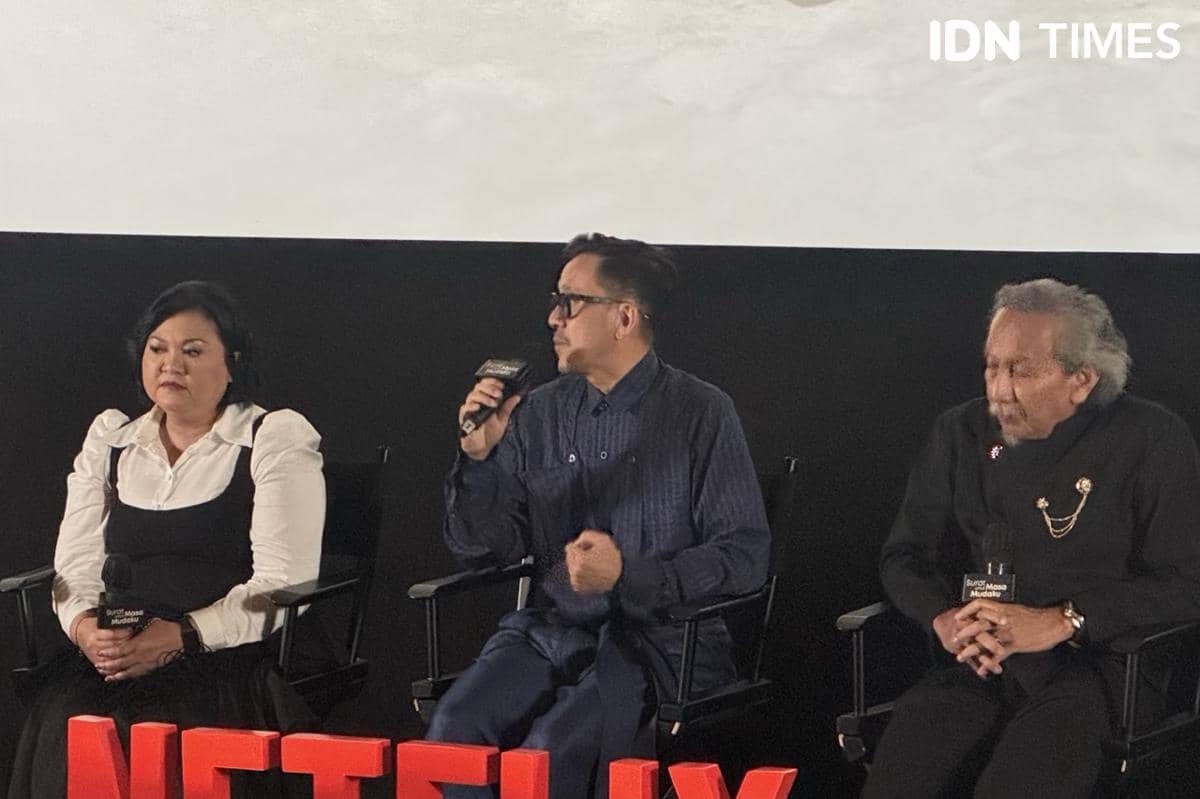 cast dan tim produksi film Surat untuk Masa Mudaku 