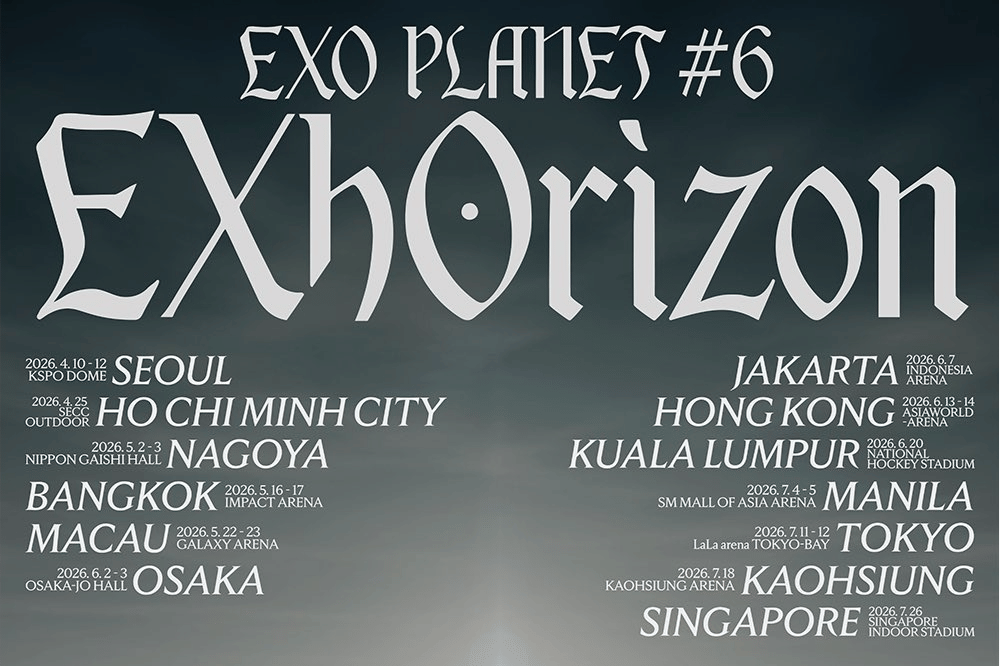 poster konser EXO Jakarta 2026